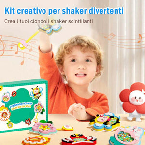 Giocattoli artigianali fai da te con paillettes per bambini