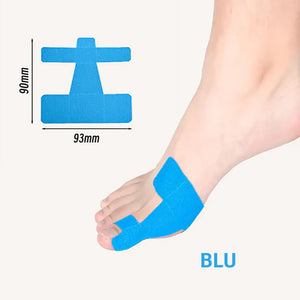 bendaggio muscolare per la correzione dell'alluce valgo