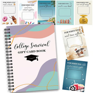 Album di carte regalo essenziale per studenti universitari