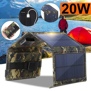 Caricabatterie solare portatile con pannello solare💥