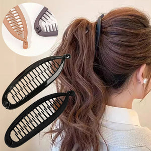 Elegante fermaglio per capelli per una coda di cavallo vaporosa