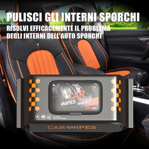 Salviette per la pulizia e la lucidatura degli interni auto (80 pezzi/confezione)