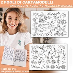 Modelli per ricamo idrosolubile