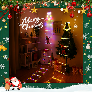Luci LED per scale di Babbo Natale