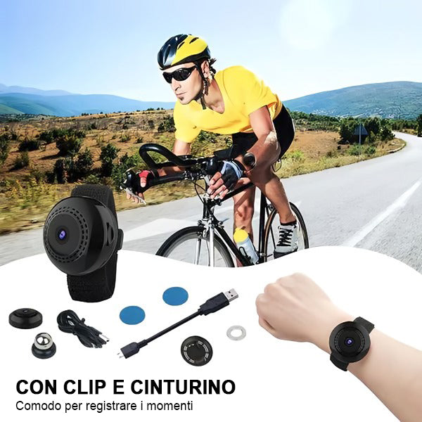 Mini telecamera WiFi magnetica 1080p