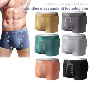 Biancheria intima da uomo con terapia magnetica e massaggio