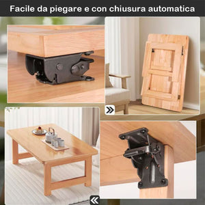 Staffe per gambe di tavoli pieghevoli ad alta resistenza con cerniere autobloccanti