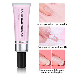 Set di colla solida magica per unghie Set manicure 3 in 1
