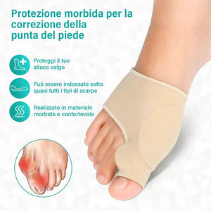 Correttore protettivo per le dita — Morbido e confortevole * 1 paio (Sinistro + Destro)