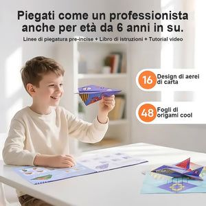 ✈️✨ Libro fai da te sugli aeroplani di carta