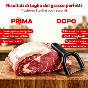 Strumento portatile per sgrassare la carne
