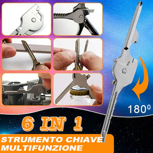 Attrezzo multifunzione 6 in 1