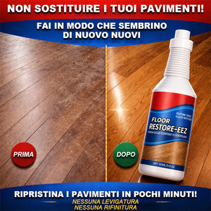 Agente lucidante e riparatore per pavimenti