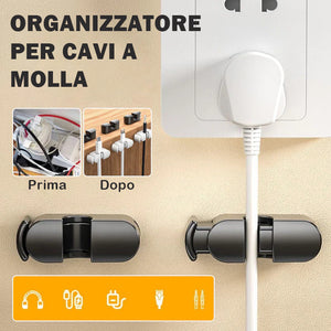🌟Essenziali per la famiglia🎁Organizzatore per cavi a molla