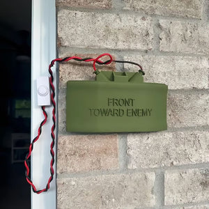 Prank - Decorazione per campanello a forma di miniera Claymore