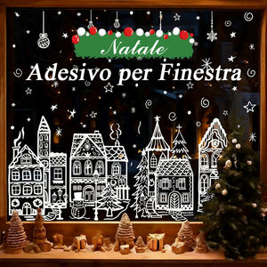 Decorazioni natalizie per finestre