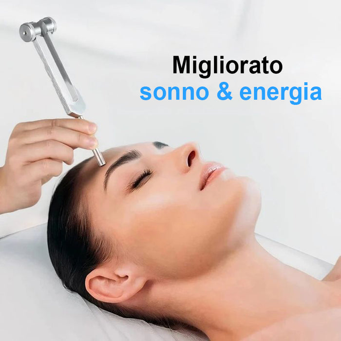 Dispositivo terapeutico a 128 Hz | Sollievo naturale dal dolore e dallo stress
