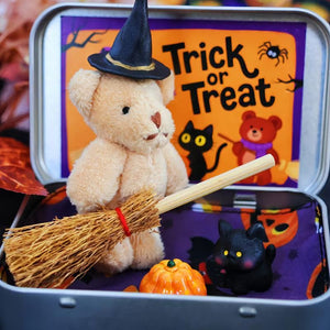 🎃🧸Scatola regalo con grazioso orsetto di Halloween🌟👻