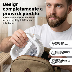 Stampo portatile in silicone per sfere di ghiaccio