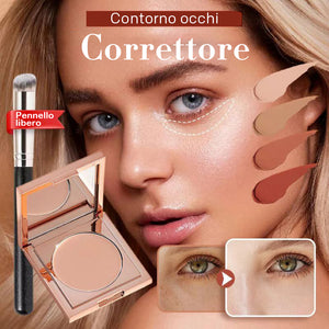 Correttore contorno occhi in argilla colorata