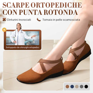 Scarpe ortopediche piatte, comode, leggere, antiscivolo e traspiranti per le donne