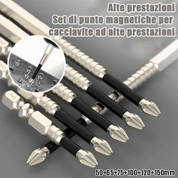 🔥🔨Set di punte per cacciavite magnetiche ad alta potenza