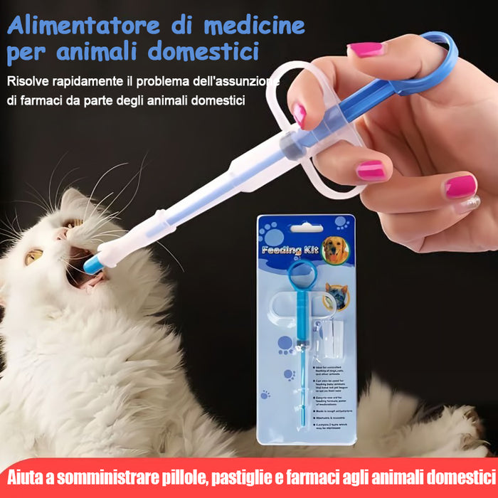 Distributore di medicine per animali（compra uno prendi uno gratis）