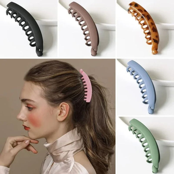 Accessori per capelli semplici a mezzaluna