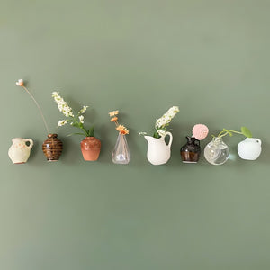 Mini magneti da frigorifero a forma di vaso in ceramica