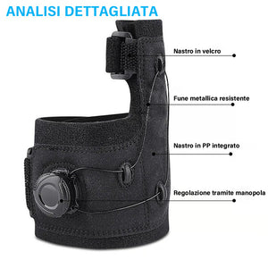 Fissatore regolabile per alluce valgo
