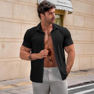Camicia slim fit – 4-Way Flex, antipiega e adatta dall'ufficio alla palestra