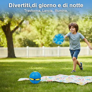 Palla giocattolo trasformabile UFO rimbalzante