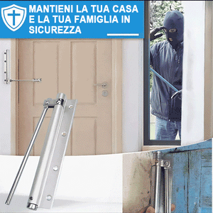 Chiudiporta automatico regolabile