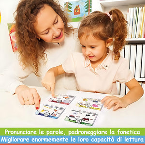 Giocattoli educativi per bambini, schede didattiche cognitive per la prima infanzia