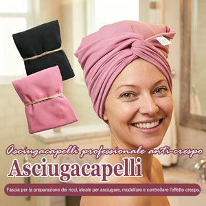 Asciugamano Anti-Crespo per Capelli — Il Segreto per Ricci Perfetti e Voluminosi