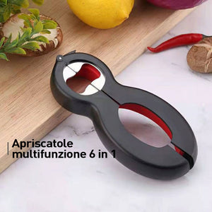 Apribottiglie multifunzione 6 in 1