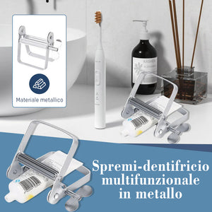 Spremi-dentifricio in metallo