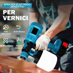 Spruzzatore di vernice elettrico senza fili
