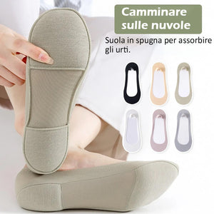 Calzini da barca con suola in spugna (2 paia)
