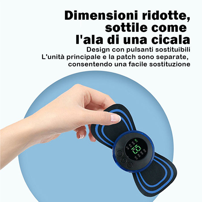 Mini massaggiatore portatile per spalle, collo e vita