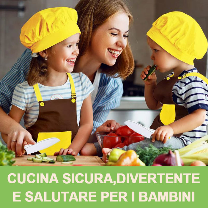 Utensili da cucina sicuri per i bambini