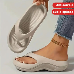 Sandali casual alla moda da donna, tinta unita