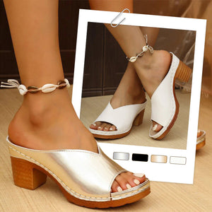 🌸Saldi estivi -50%🌸Sandali ortopedici da donna con tacco a blocco