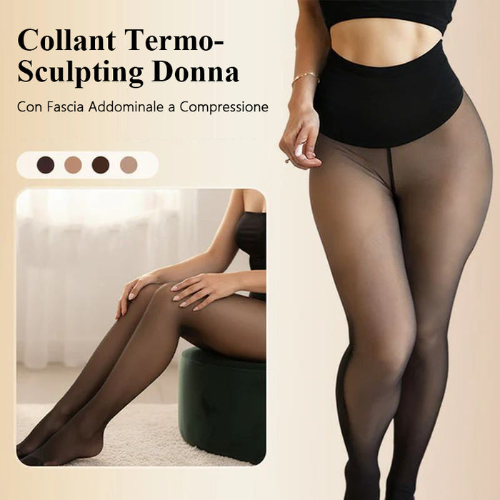 ❄️Leggings modellanti caldi e snellenti con cucitura singola💕