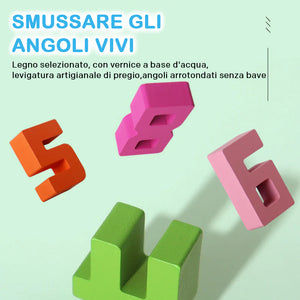 Giocattoli di blocchi di costruzione matematici