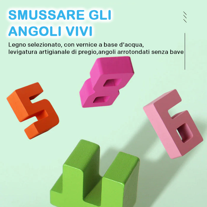 Giocattoli di blocchi di costruzione matematici
