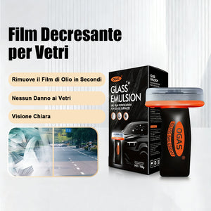 Spazzola per la pulizia della pellicola oleosa dei vetri delle auto