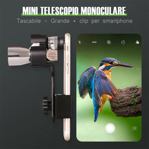 MINI TELESCOPIO MONOCULARE PORTATILE