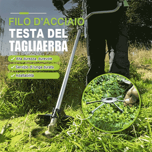 Testina per tagliaerba in filo d'acciaio