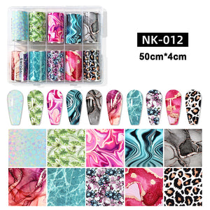 Carta per nail art con cielo stellato